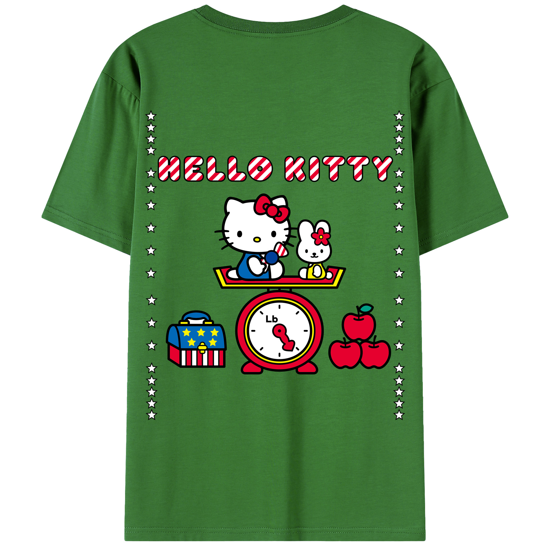 （画像用） Hello Kitty ハローキティ レディース半袖Tシャツ(バックプリント)